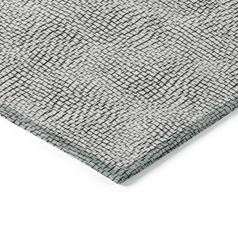 Machine Washable Indoor/Outdoor Chayden ACN1058 White Rug