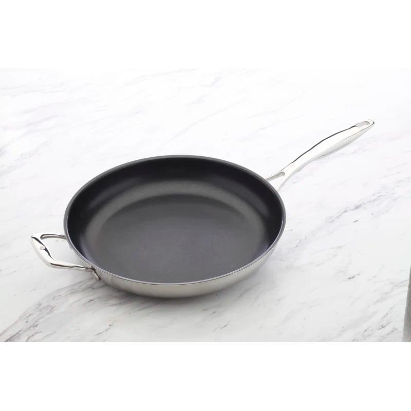 Swiss Diamond Swiss Diamond Prestige Stainless Steel Non-Stick Frying Pan with Lid