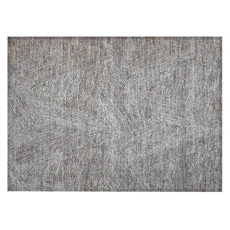 Chayden ACN991 1'8" x 2'6" Machine Washable Gray Indoor/Outdoor Area Rug