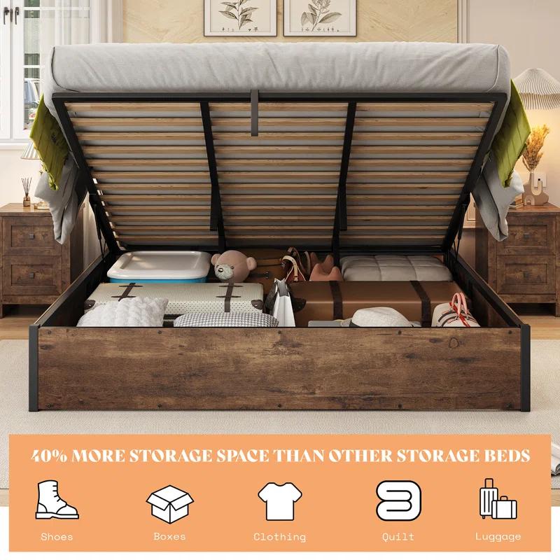 Caityln Lift Up Storage Bed