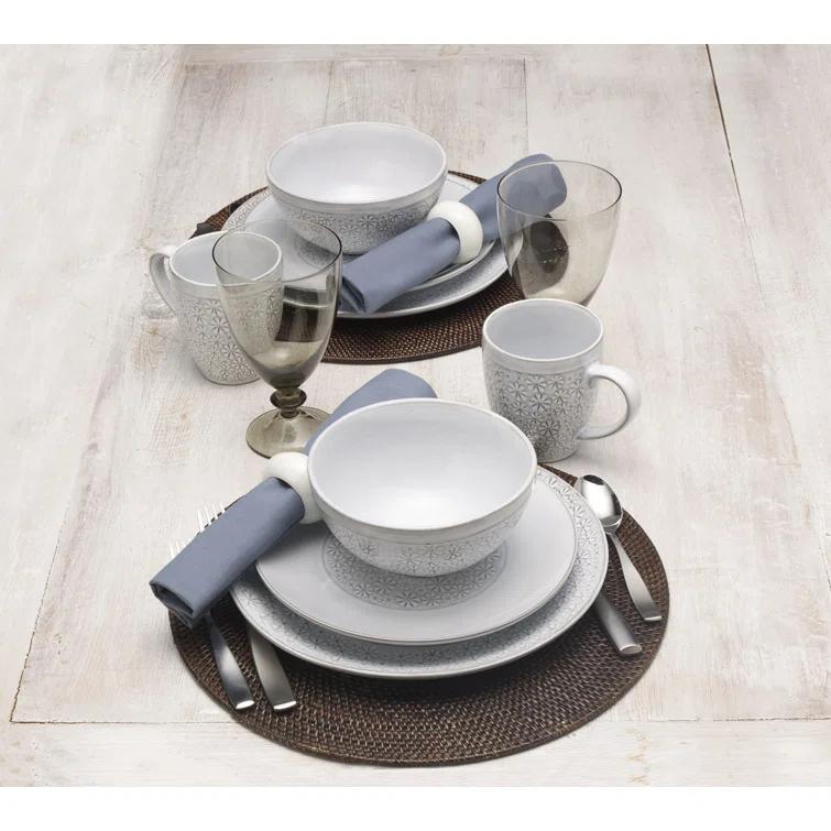 Pfaltzgraff Pfaltzgraff Blossom 16-Piece Stoneware Dinnerware Set, Service for 4