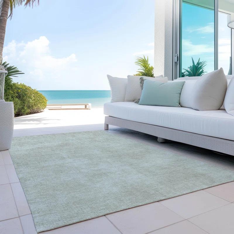 Machine Washable Indoor/Outdoor Chayden ACN1018 Beige