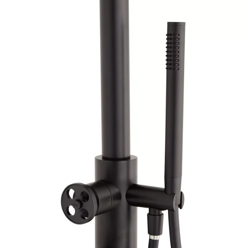 Signature Hardware Tinsley Retrofit Shower with Shower Head, Hand Shower, and Hose