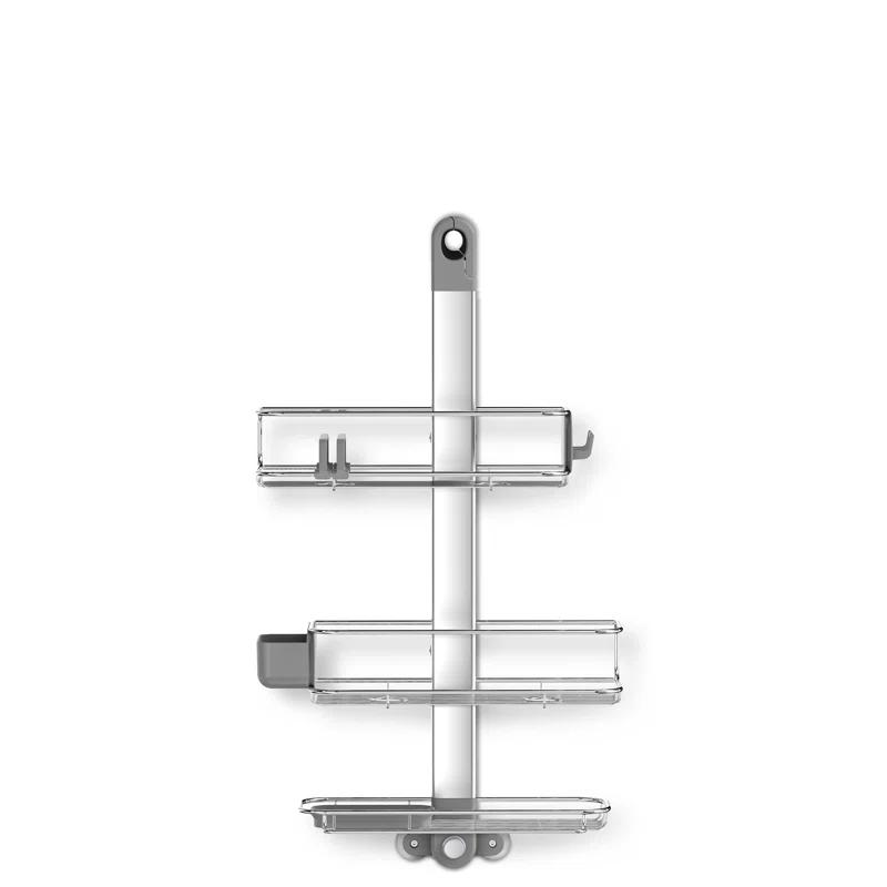 Simplehuman Adjustable Shower Caddy, Stainless Steel and Anodized Aluminum