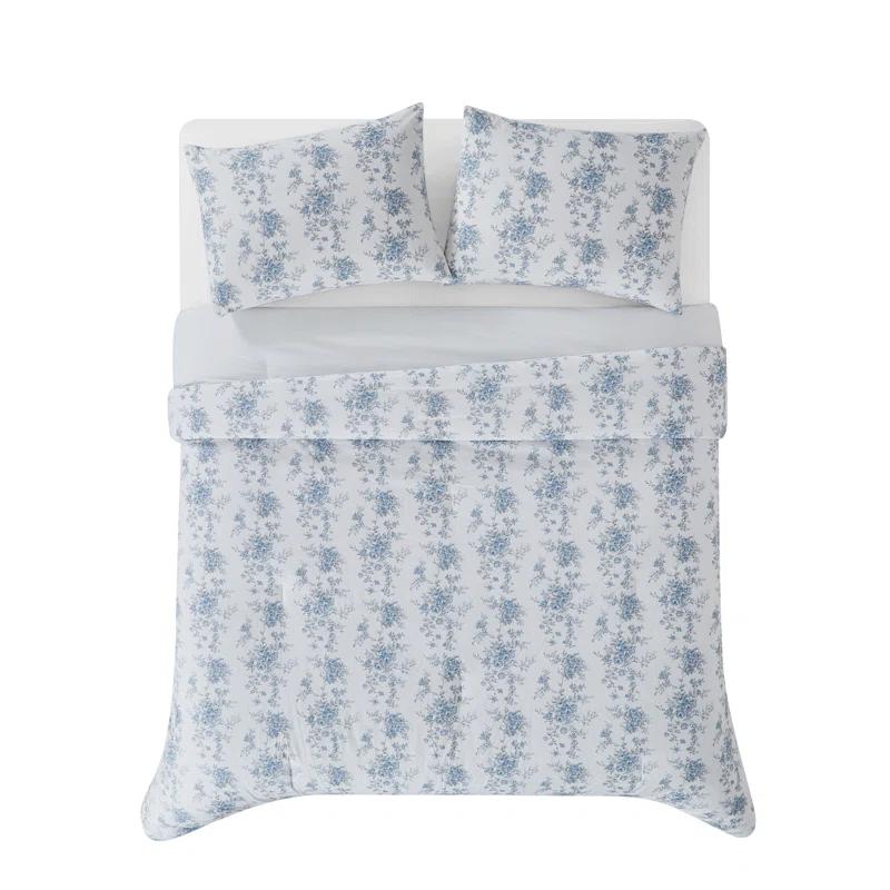 The Farmhouse by Rachel Ashwell Cotton Plain Weave Floral Comforter Set