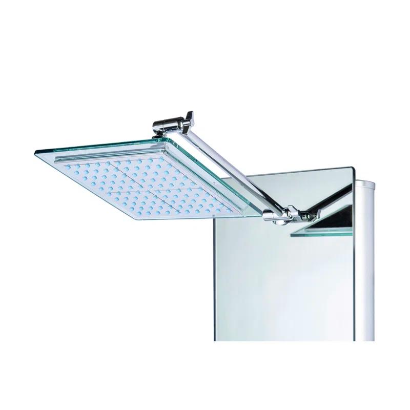 Blue Ocean SPA392M Blue Ocean 52 inch Aluminum Shower Panel With Shower Head