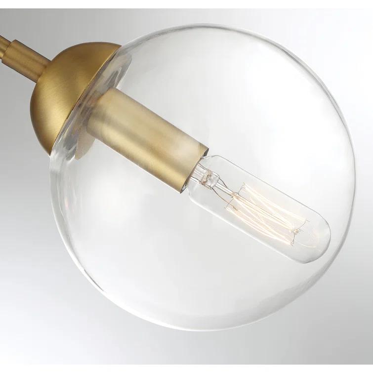 Moonrise 3 - Light Unique Globe Chandelier