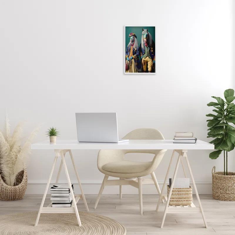 Stupell Industries Old Fashioned Horses Giclee Art by Sasha