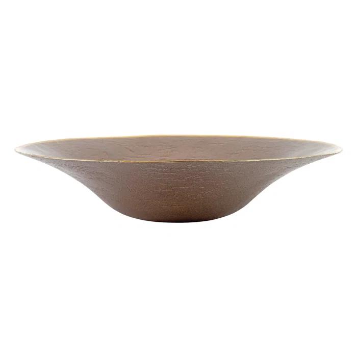 VIETRI VIETRI Metallic Glass Platter