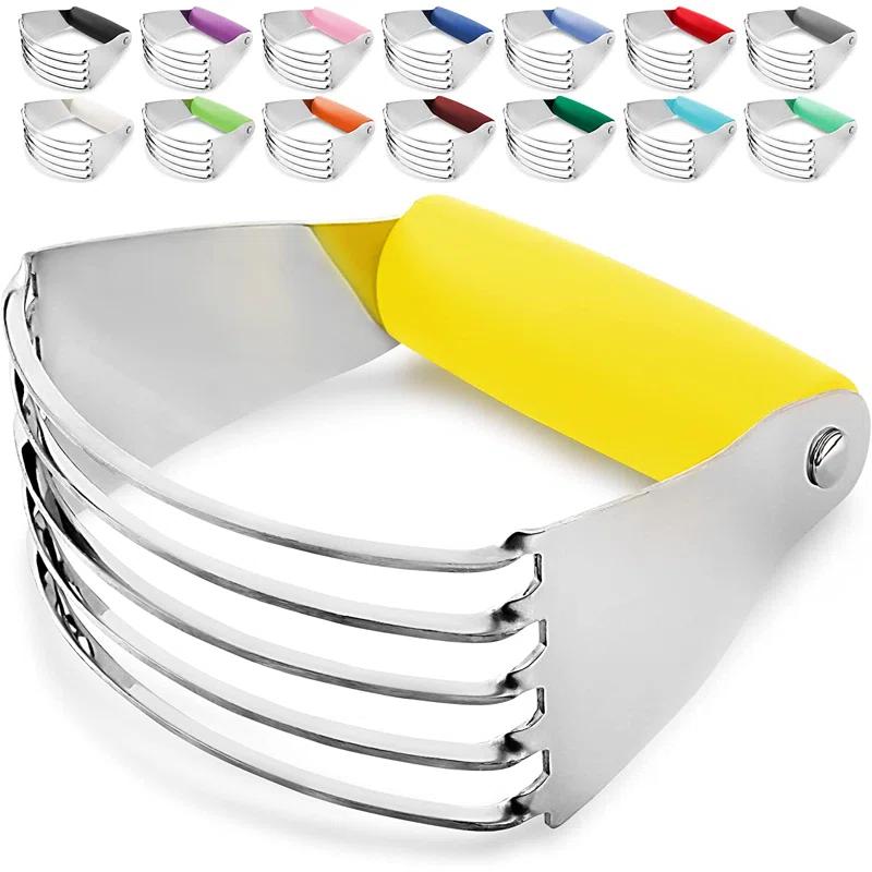 Zulay Kitchen Professional Dough Blender & Pastry Cutter Stainless Steel Dishwasher-Safe