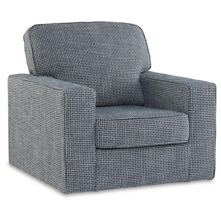 Ebern Designs Deivydas Upholstered Swivel Armchair