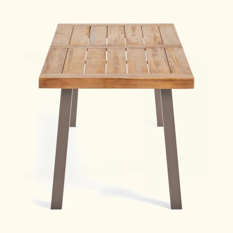 17 Stories Chic Industrial-Style Dining Table For Stylish Spaces And Gatherings