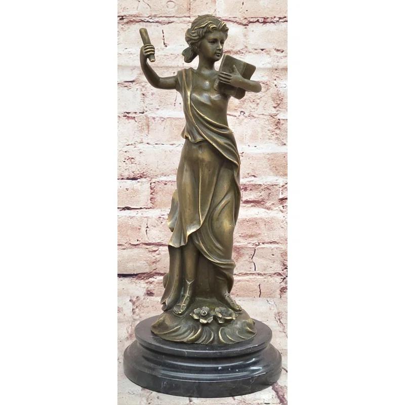 Bloomsbury Market Athena Greek Goddess Mythological Figure Bronze Sculpture Original Art By Milo
