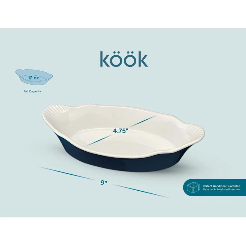 Kook 6 Piece Non-Stick Ceramic Bakeware Set (Set of 6)