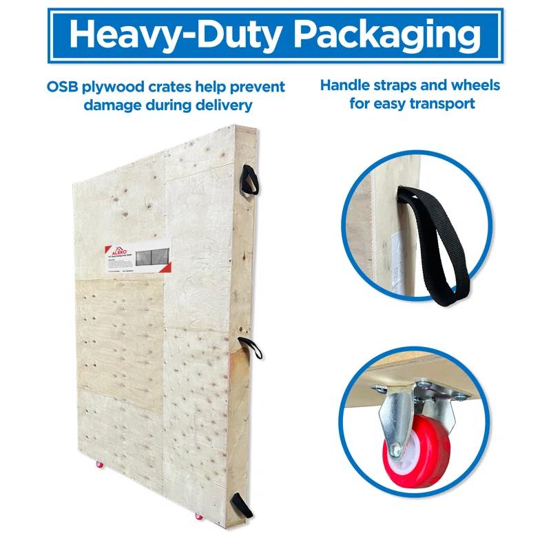 ALEKO Steel Dual Swing Driveway Gate - Florence Style