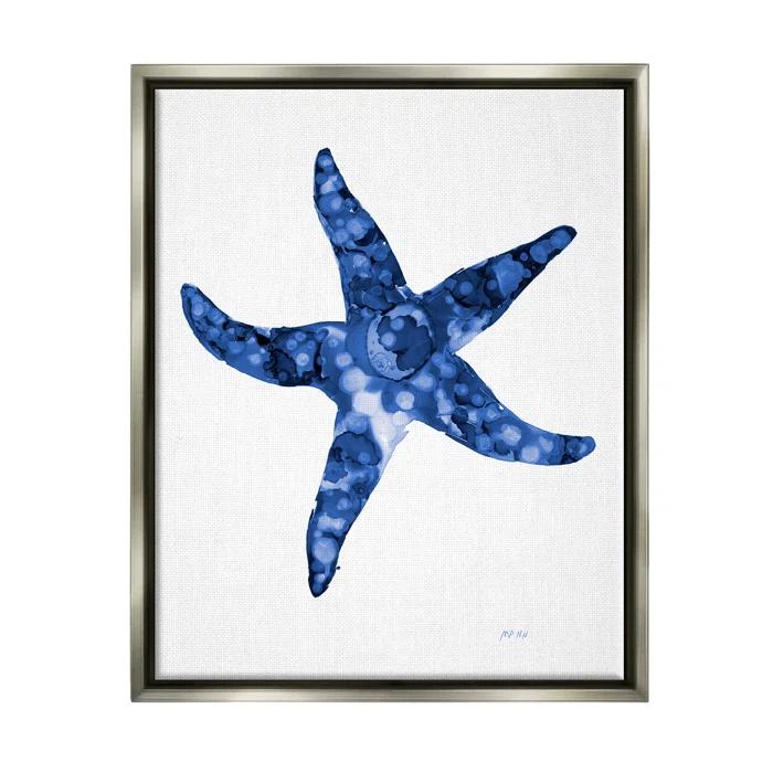 Stupell Industries " Casual Starfish Beach Ocean Sea Life Painting " by Patti Mann Painting Print