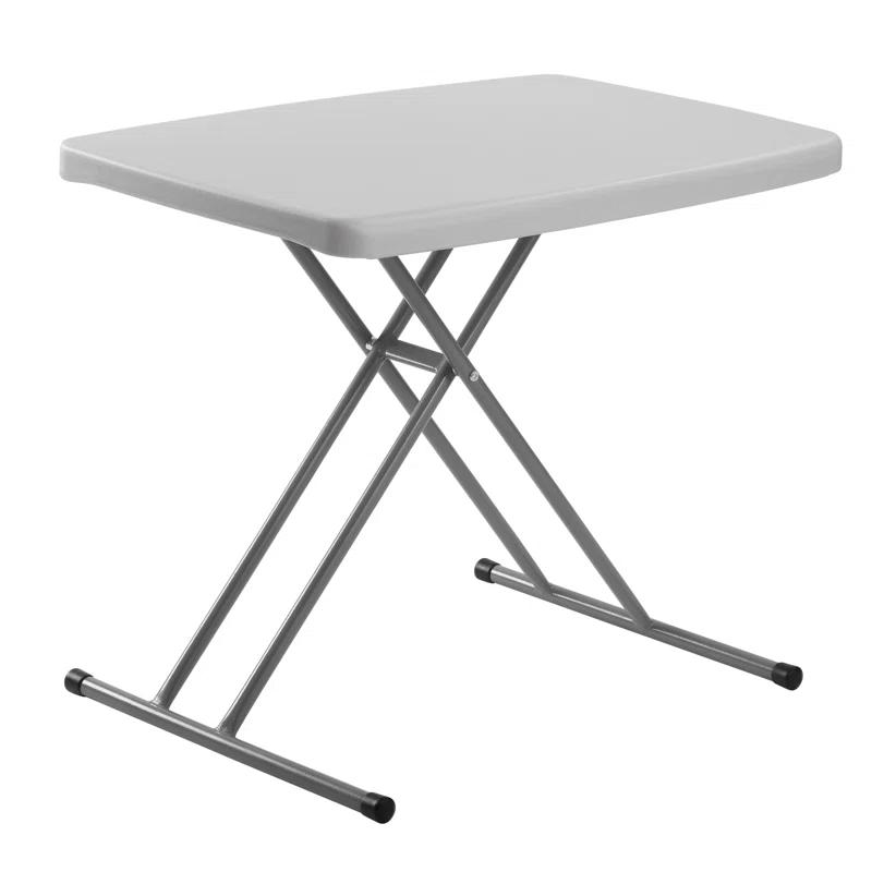 National Public Seating Basics by NPS 20 x 30 Height Adjustable Personal Folding Table