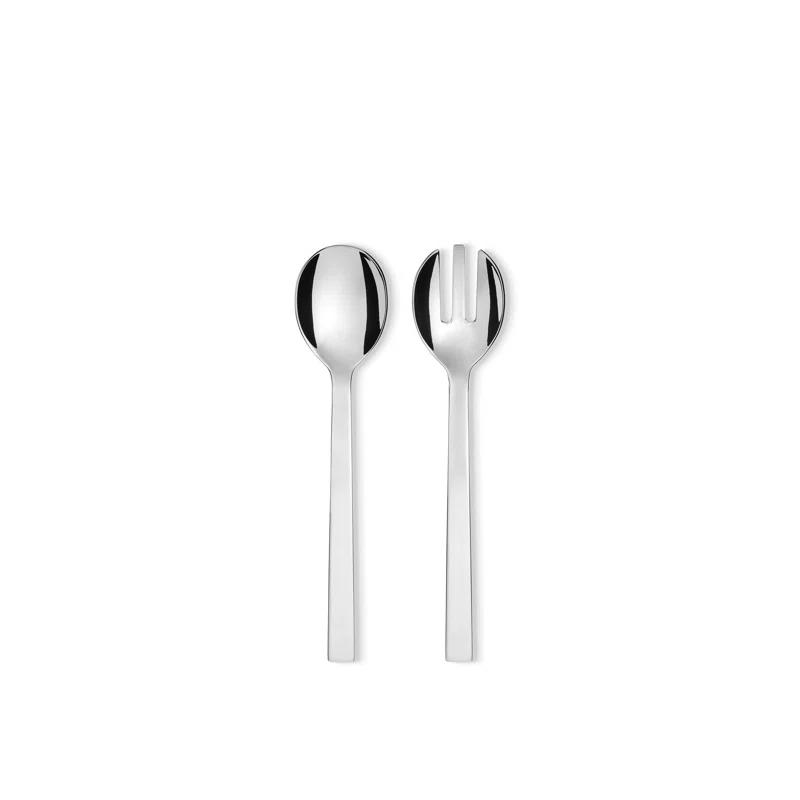 Alessi Santiago Stainless Steel Salad Servers