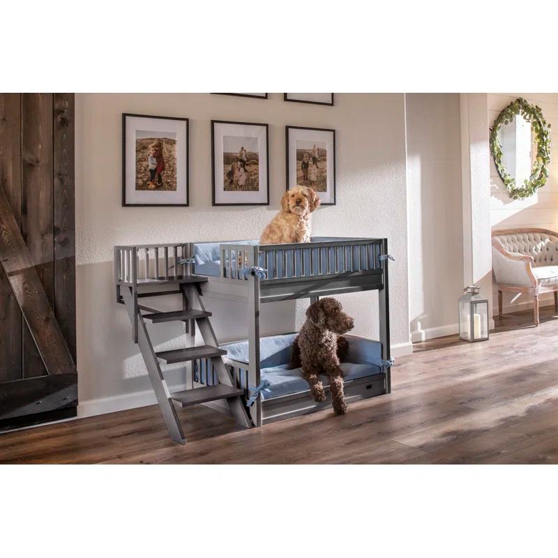 New Age Pet ECOFLEX Dog Bunk Bed with Removable Cushions