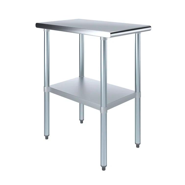 Amgood Stainless Steel Top Workbench