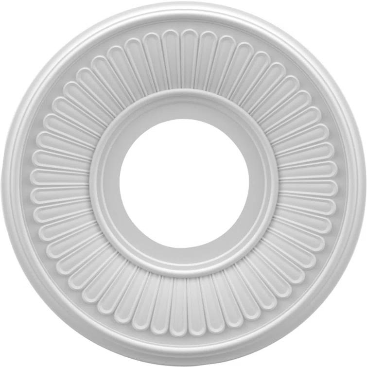 Ekena Millwork Berkshire Thermoformed PVC Ceiling Medallion CMP19BE