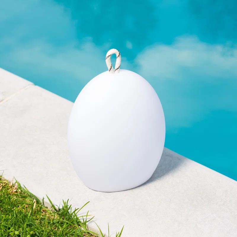 Smart & Green Amande Corde Battery Powered Integrated LED Color Changing Outdoor Table Lamp