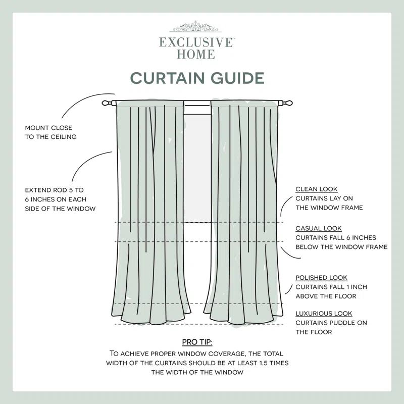 Amalgamated Textiles Darma Synthetic Sheer Curtain Pair