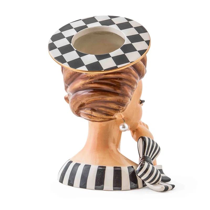 MacKenzie-Childs Lady Portrait Vase