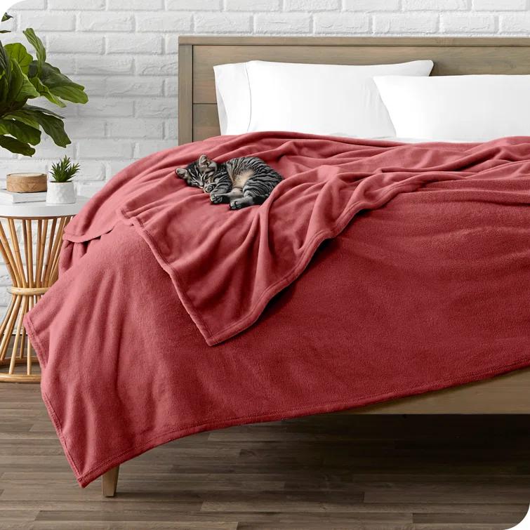 Bare Home Bare Home Microplush Fleece Blanket - Fuzzy, Warm, Bed/Throw Blanket