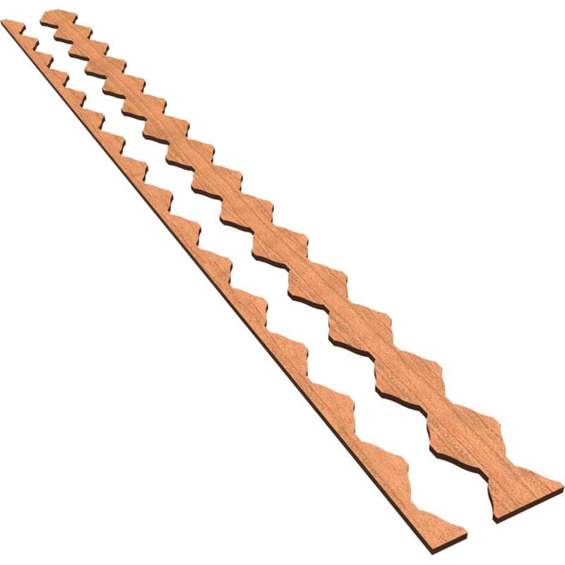 Ekena Millwork Sheyenne Adjustable Wood Decorative Slat Wall Panel Kit