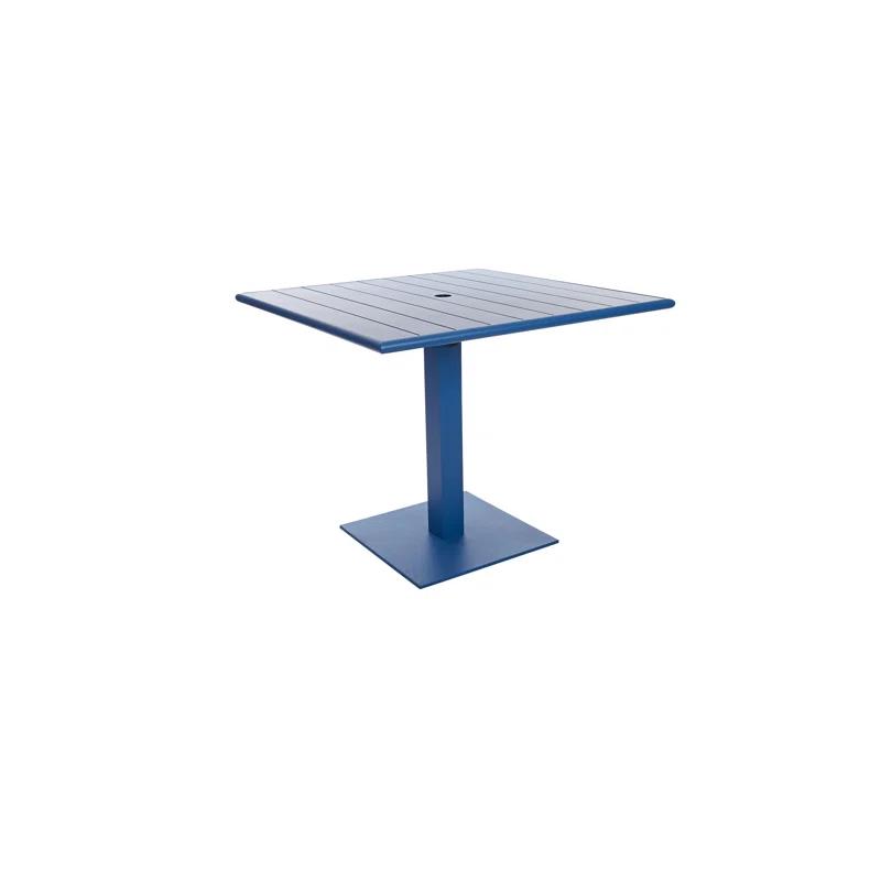 BFM Seating Beachcomber-Margate 24x32 Dining Height Table - Powder Coated