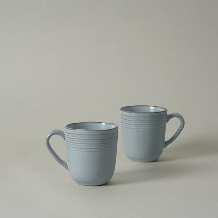 Evansburg 14oz Stoneware Coffee Mug- Service for 4 (Set of 4)