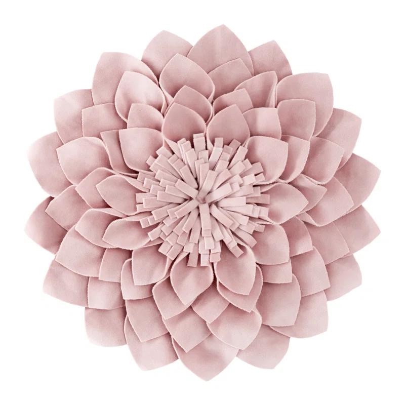 JWH 3D Floral Throw Pillow Floral Throw Pillow