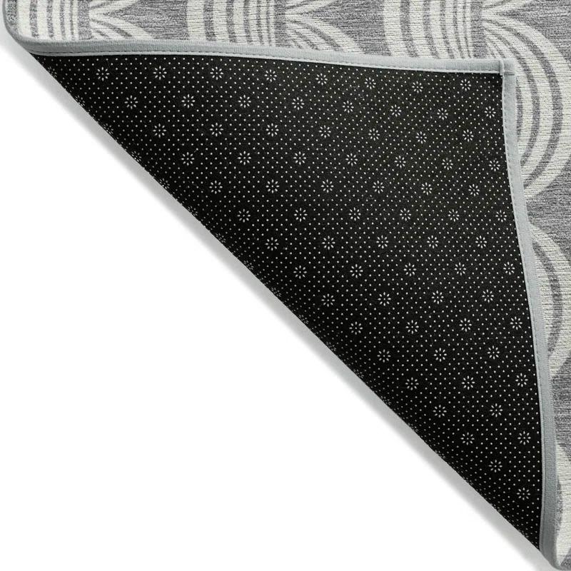 Machine Washable Indoor/Outdoor Chayden ACN1055 Gray Rug