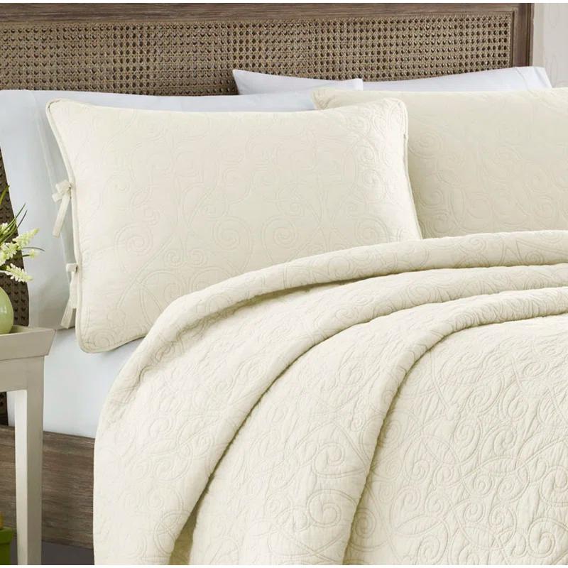 Laura Ashley Laura Ashley Felicity Cotton Reversible Quilt Set