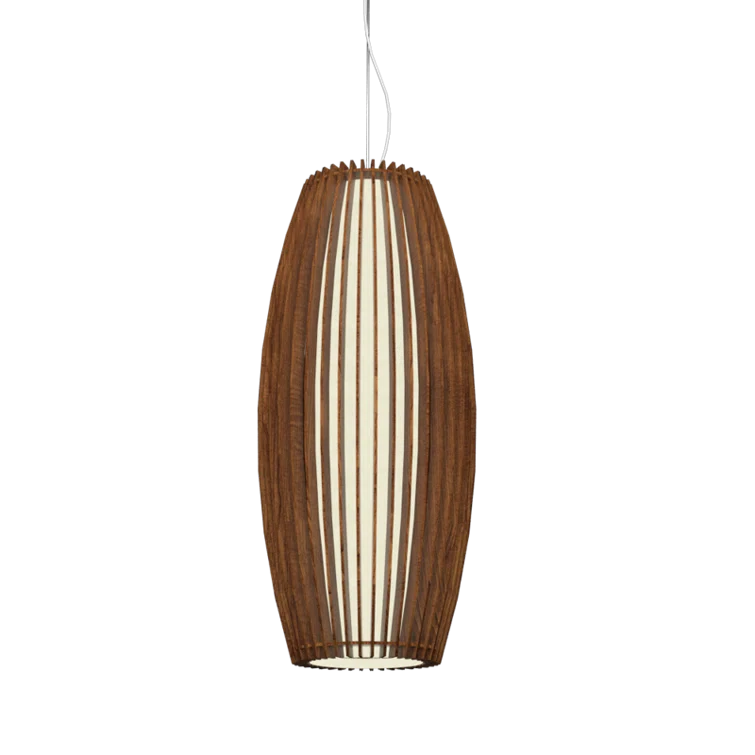 Accord Lighting Stecche Di Legno 1 - Light Single Pendant