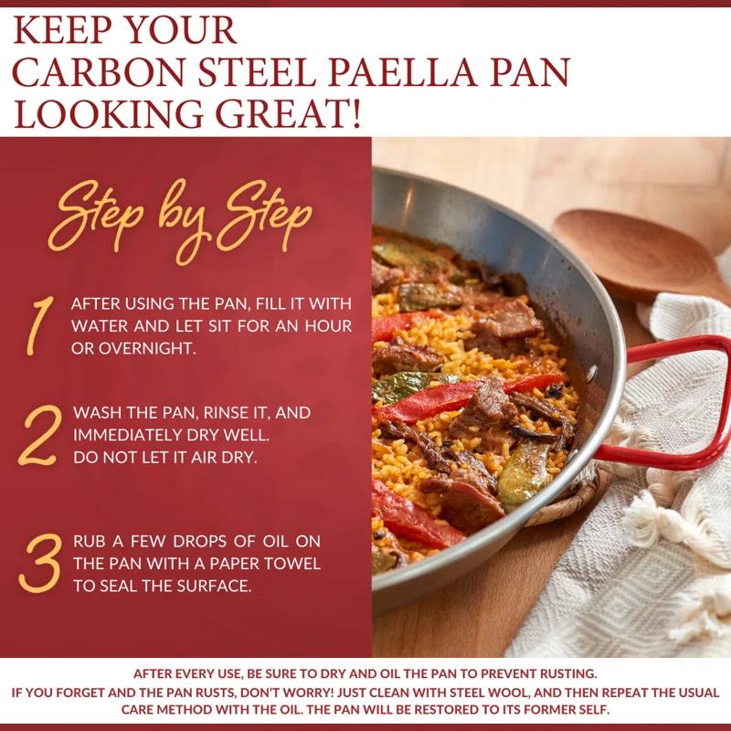 Garcima Garcima Carbon Steel Paella Pan