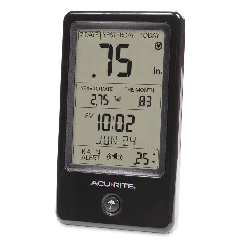 AcuRite AcuRite Wireless Self-Emptying Rain Gauge with Indoor Digital Display (02446)