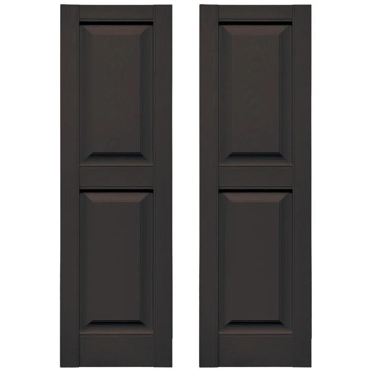 Builders Edge Raised Panel Shutters