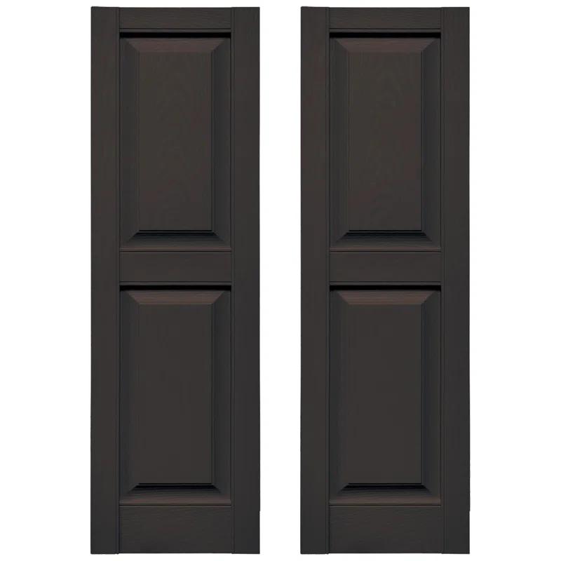 Builders Edge Raised Panel Shutters