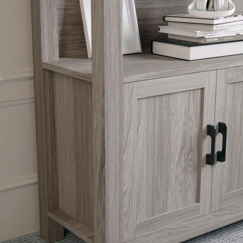 Martha Stewart Teague Martha Stewart 68" Shaker Bookcase with Storage Cabinet
