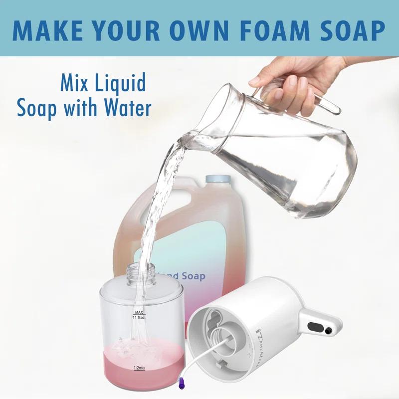 iTouchless Automatic Stainless Steel Foaming Soap Dispenser