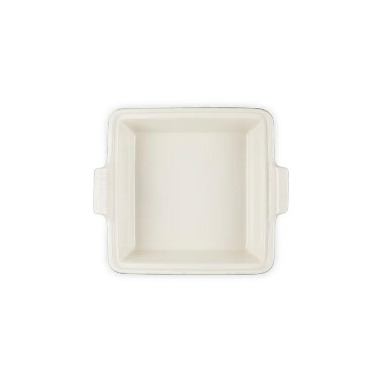 Le Creuset Le Creuset Stoneware Heritage Covered Square Casserole, 2.5 Qt. (9")