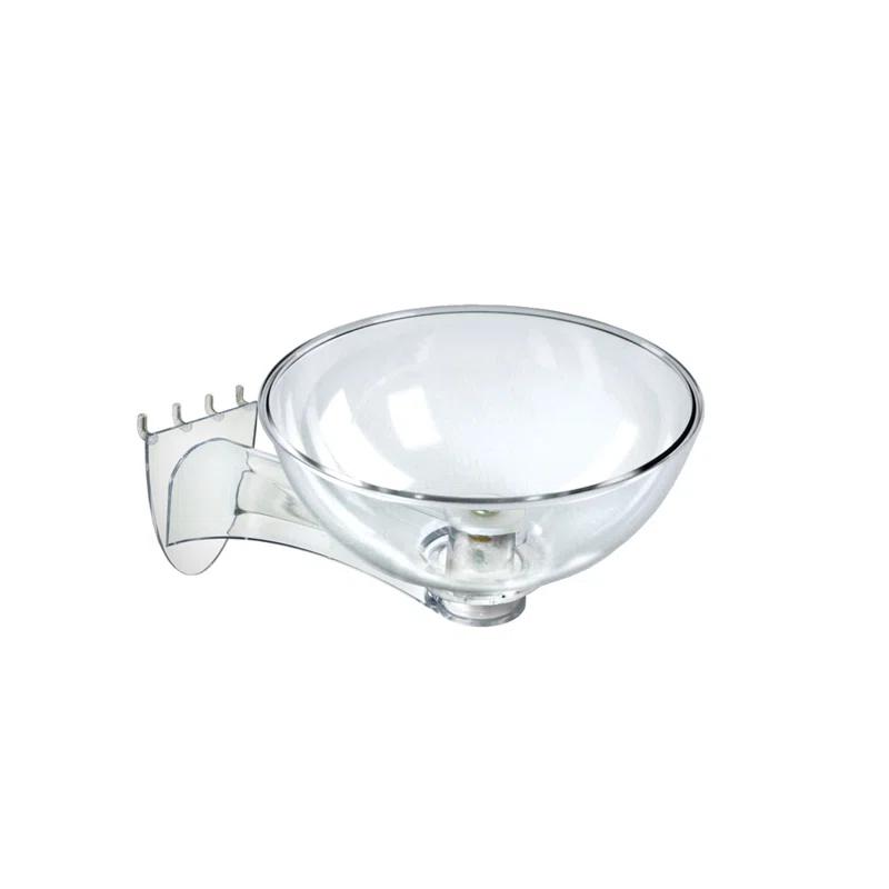 Azar Displays 700912 10" Bowl Display for Pegboard/Slatwall