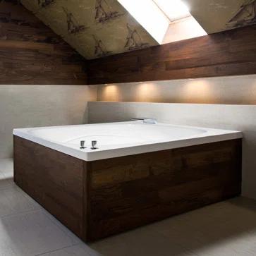 Designer Alexis 60" x 48" Soaking Acrylic Bathtub