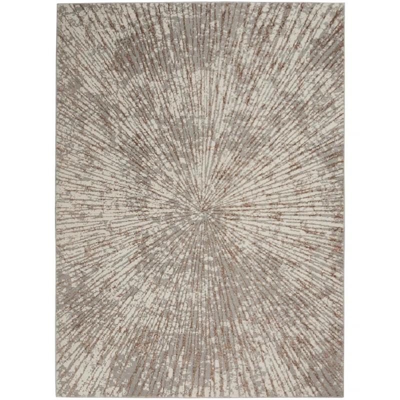 Wrought Studio™ Karlie Abstract Gray Area Rug