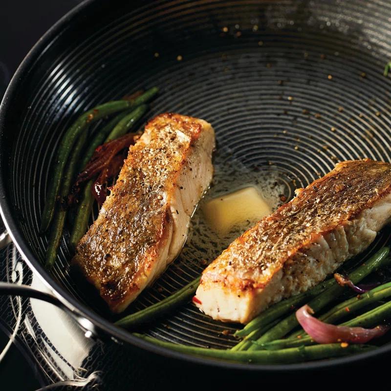 Circulon Circulon Clad Stainless Steel Cookware and Utensil Set with Hybrid SteelShield Nonstick, 12-Piece