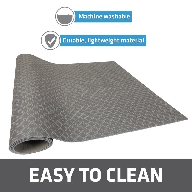 Drymate XL Under Sink Mat, Protective Cabinet Liner For Kitchen & Bathroom - Absorbent, Waterproof, Trimmable (24”x59”) (Borage Blue) (USA Made)