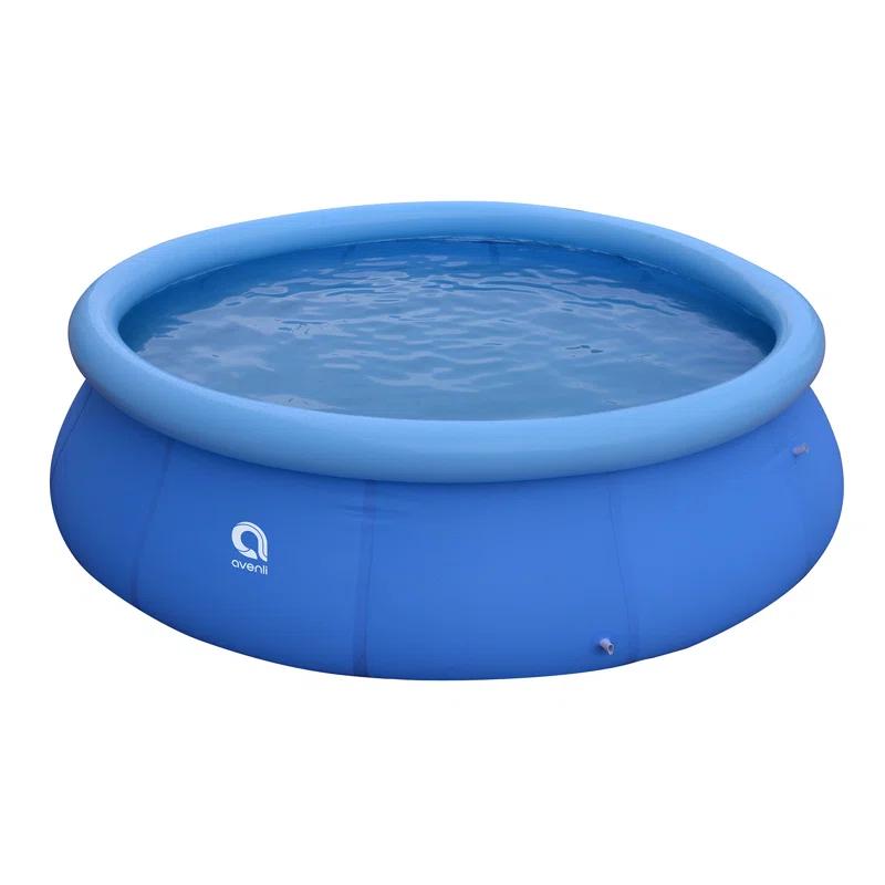 JLeisure JLeisure Prompt Set Inflatable Outdoor Backyard Swimming Pool