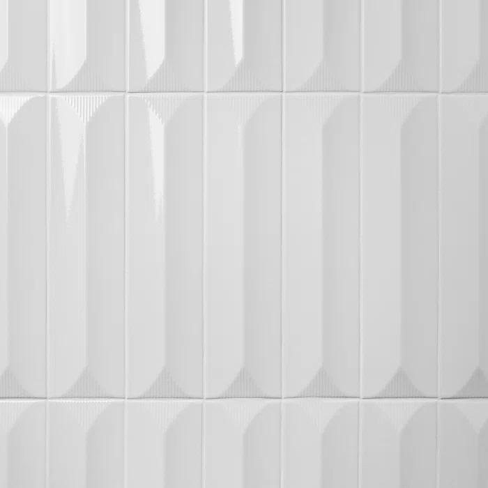 Radiant Inflex 4.43'' W x 17.62'' L Crackled Ceramic Subway Wall Tile (6.53 Sq. Ft. / Case)